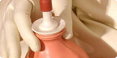 Forberedelse af barium enemas
